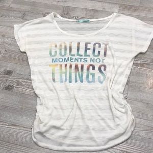❤️ 4/$20 Maurices “Collect Moments” t-shirt Size L